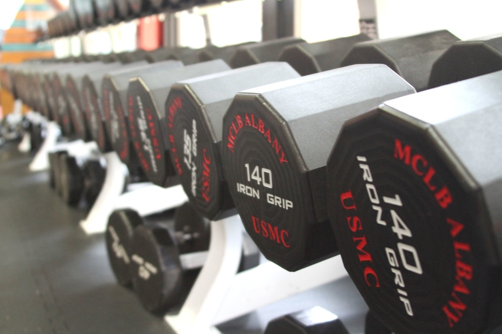 Marines participate in weightlifting competition