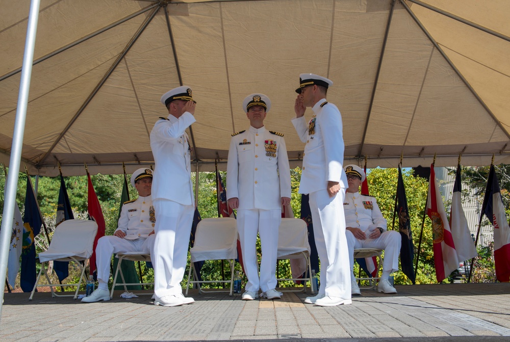 USS Nebraska (SSBN 739) Blue Crew Welcomes New Commanding Officer