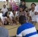 CLB-31 Marines and Sailors play with local children