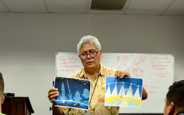 MSC, USS Frank Cable Learn About Fiber Optics