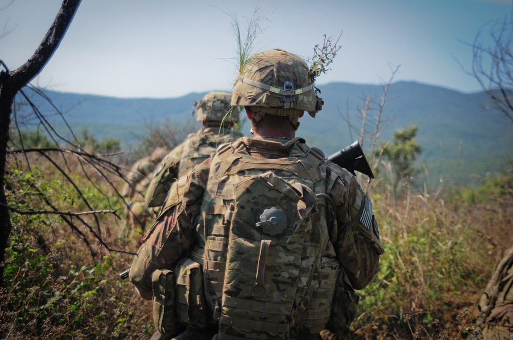 U.S. Soldiers Train during Exercise Platinum Lion's Media Day In Bulgaria