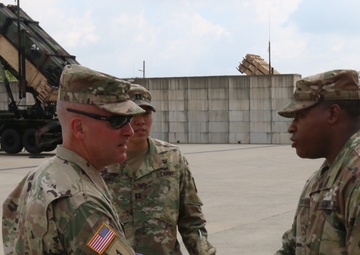 BG Morrissey visits Camp Humphreys air defenders
