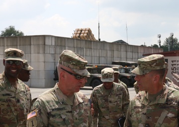 BG Morrissey visits Osan Air Base air defenders