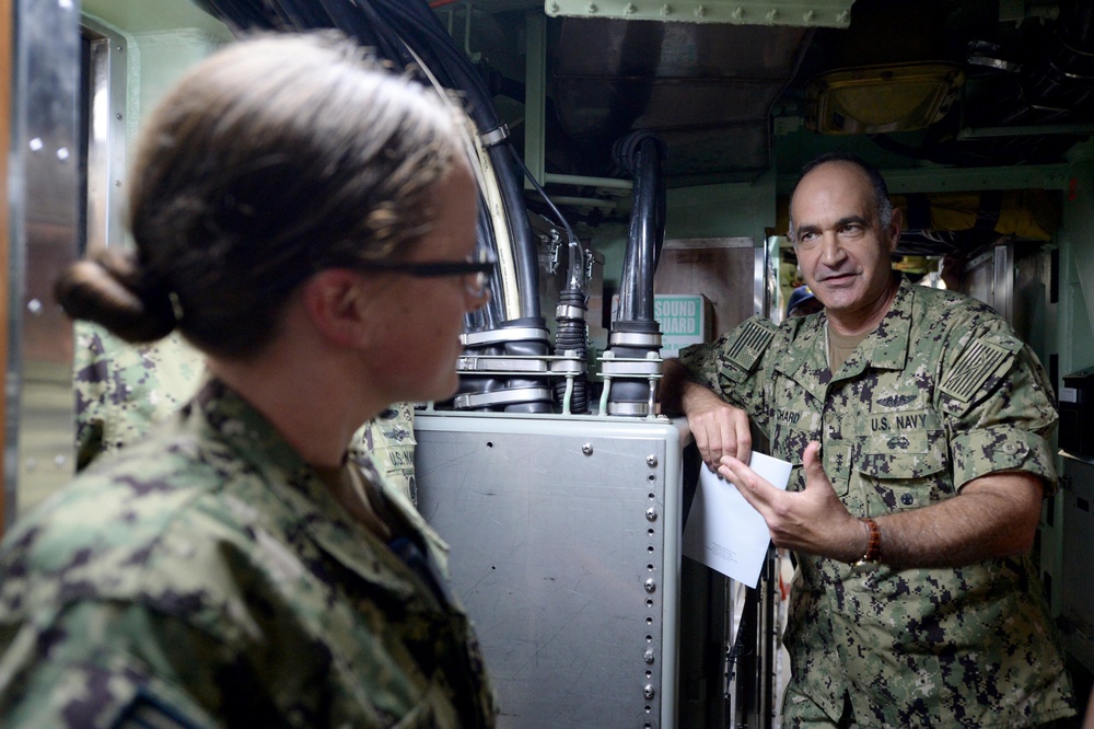 COMSUBFOR Visits USS John Warner (SSN 785)