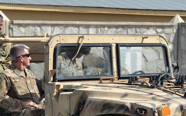 Battlefield Circulation with Resolute Support Commander