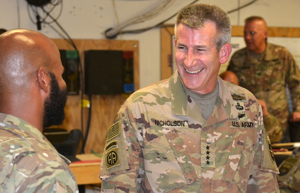 Battlefield Circulation with Commander, Resolute Support