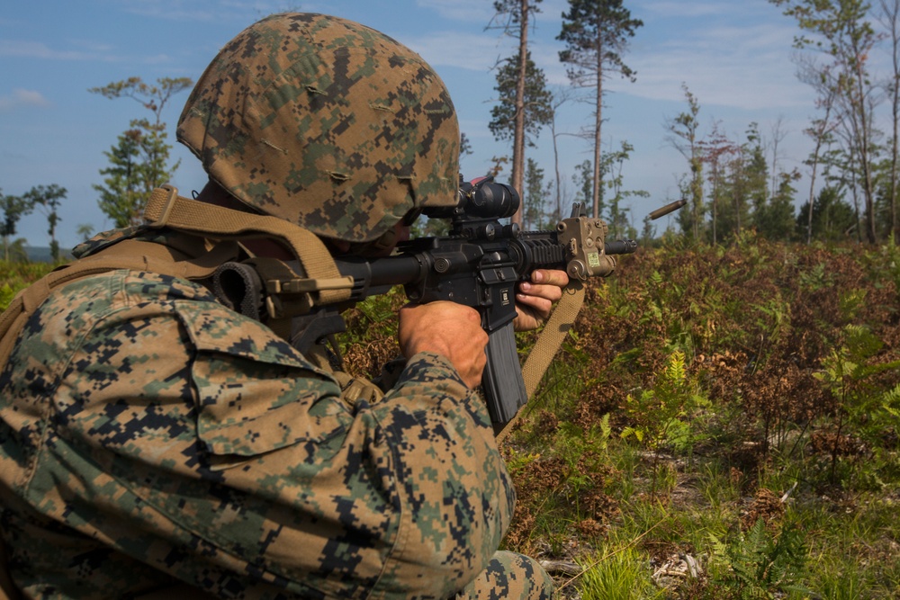 3/25 Marines Live-Fire Range with 4th AABn