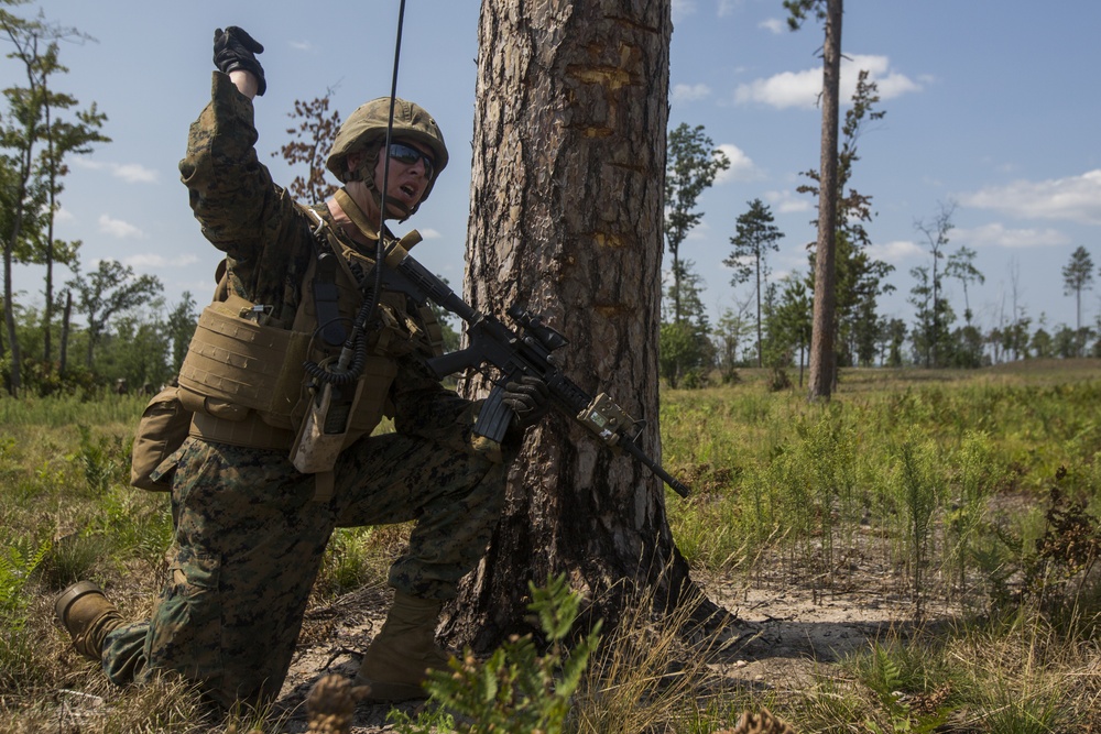 3/25 Marines Live-Fire Range with 4th AABn