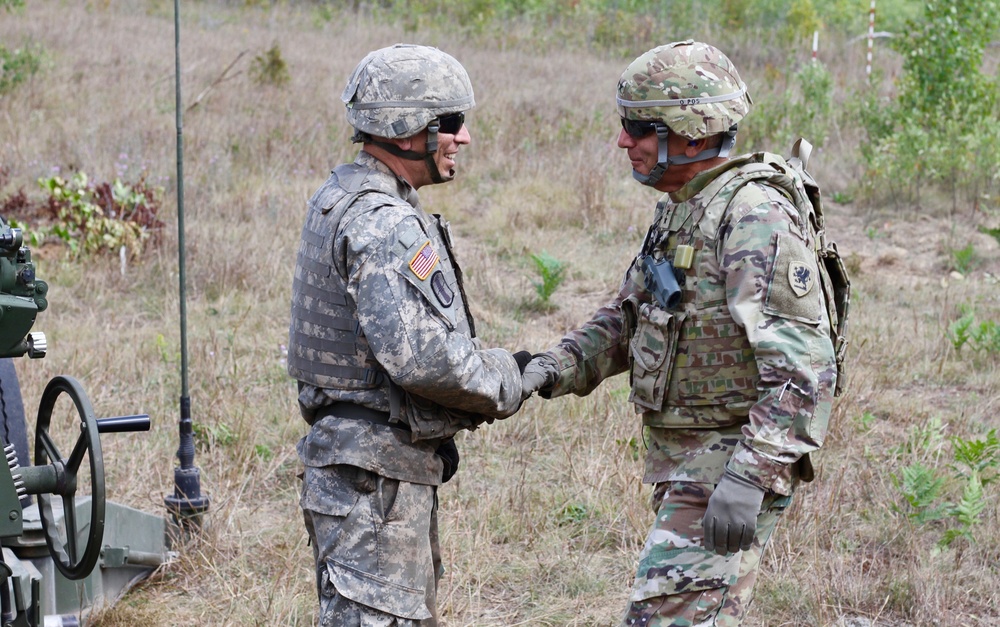Maj. Gen. Gregory J. Vadnais visits Soldiers supporting Northern Strike