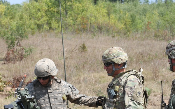 Maj. Gen. Gregory J. Vadnais visits Soldiers supporting Northern Strike