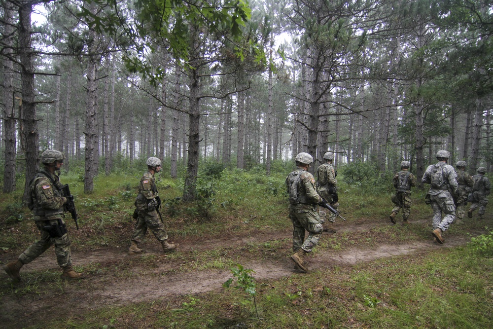 Military Police train during Operation Blue Shield