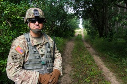 Military Police train during Operation Blue Shield