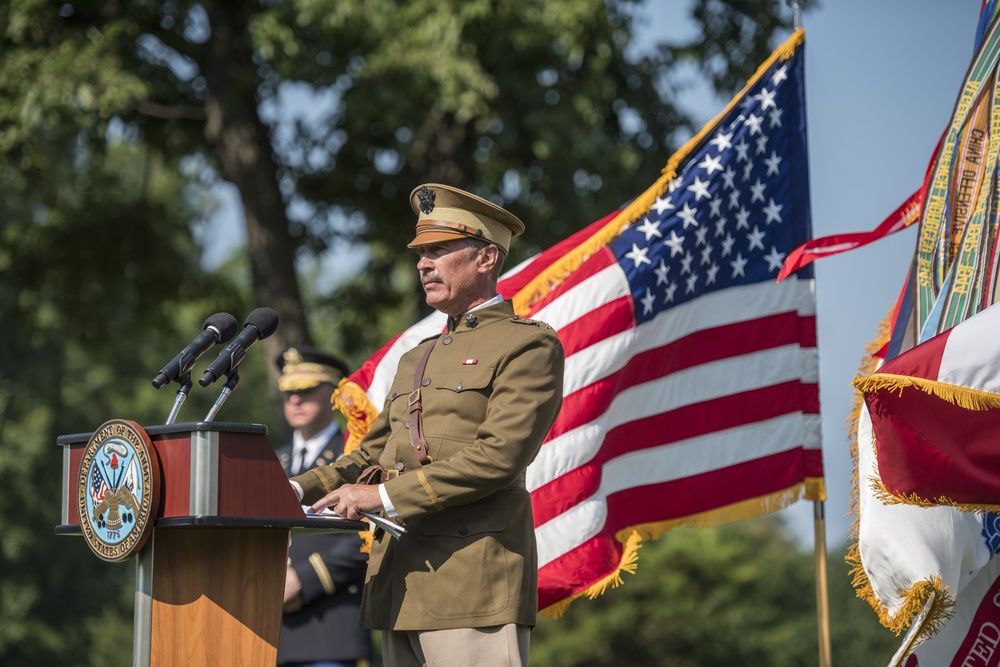 First U.S. Army Hosts a Wreath-Laying Ceremony at the Gravesite of General of the Armies John Pershing