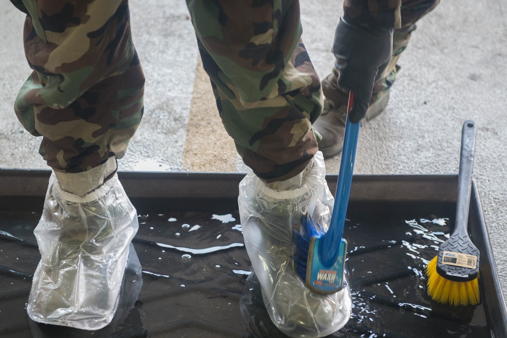 17 wings team up for AFE chemical response training