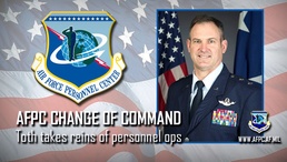 Toth takes command of the Air Force’s Personnel Center