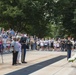 Family members of Personnel Missing From the Korean War and Cold War Participate in a Wreath-Laying at the Tomb of the Unknown Soldier