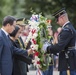 South Korea Minister of Patriots and Veterans Affairs Pi Woo-Jin Participates in a Wreath-Laying at the Tomb of the Unknown Soldier