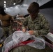 U.S. Navy Sailor checks medical supply inventory