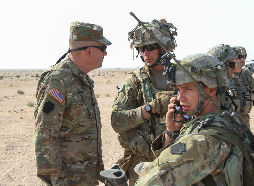 Chief of NGB circulates at 56th SBCT NTC rotation