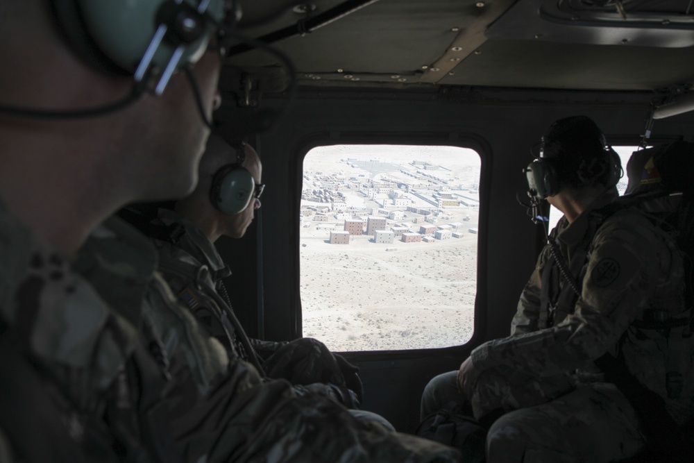 Chief of NGB circulates at 56th SBCT NTC rotation