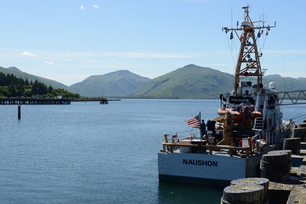 Coast Guard Cutter Naushon crew visits Kodiak, Alaska