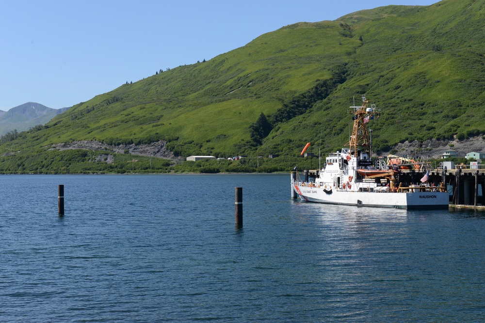 Coast Guard Cutter Naushon crew visits Kodiak, Alaska