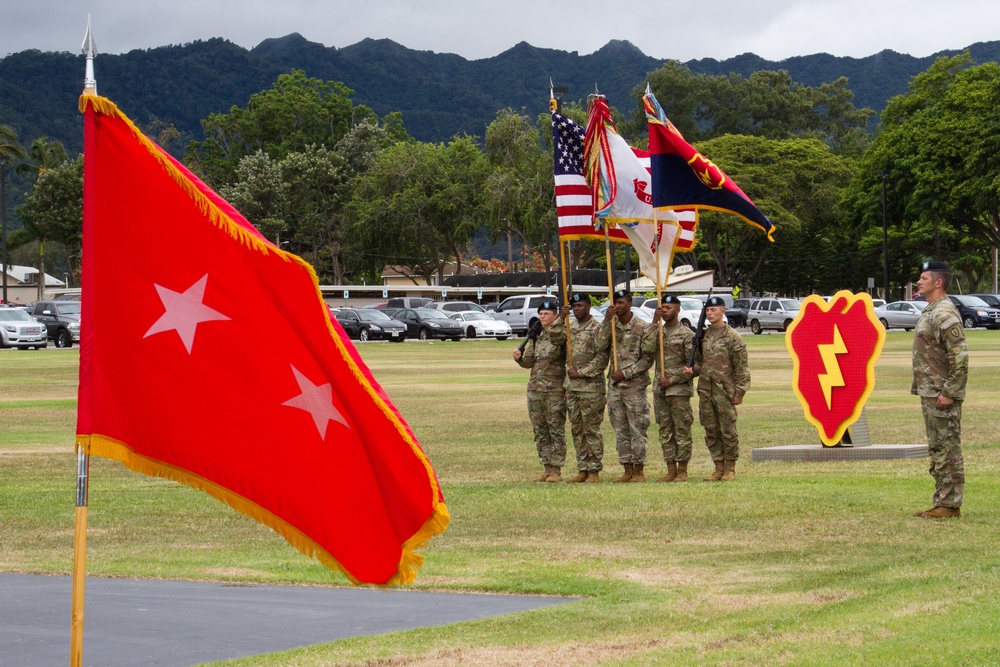 25th ID chief of staff, flying V ceremony for Col. David B. Womack