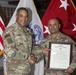 Lt. Gen. Garrett promotes Maj. Zahi Bourjeili to Lt. Col.