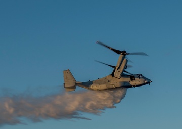 MV-22 Osprey Demonstrates Ballast Dump System