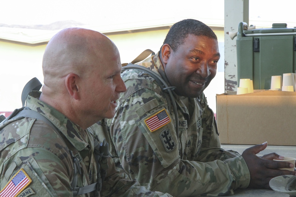 Pennsylvania TAG visits PAARNG units at NTC