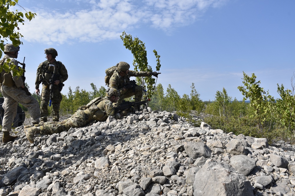 Air Force pararescue specialists train at mass casualty exercise during Northern Strike 18