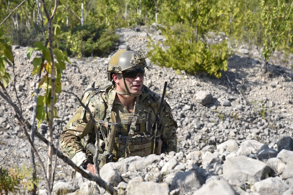 Air Force pararescue specialists train at mass casualty exercise during Northern Strike 18