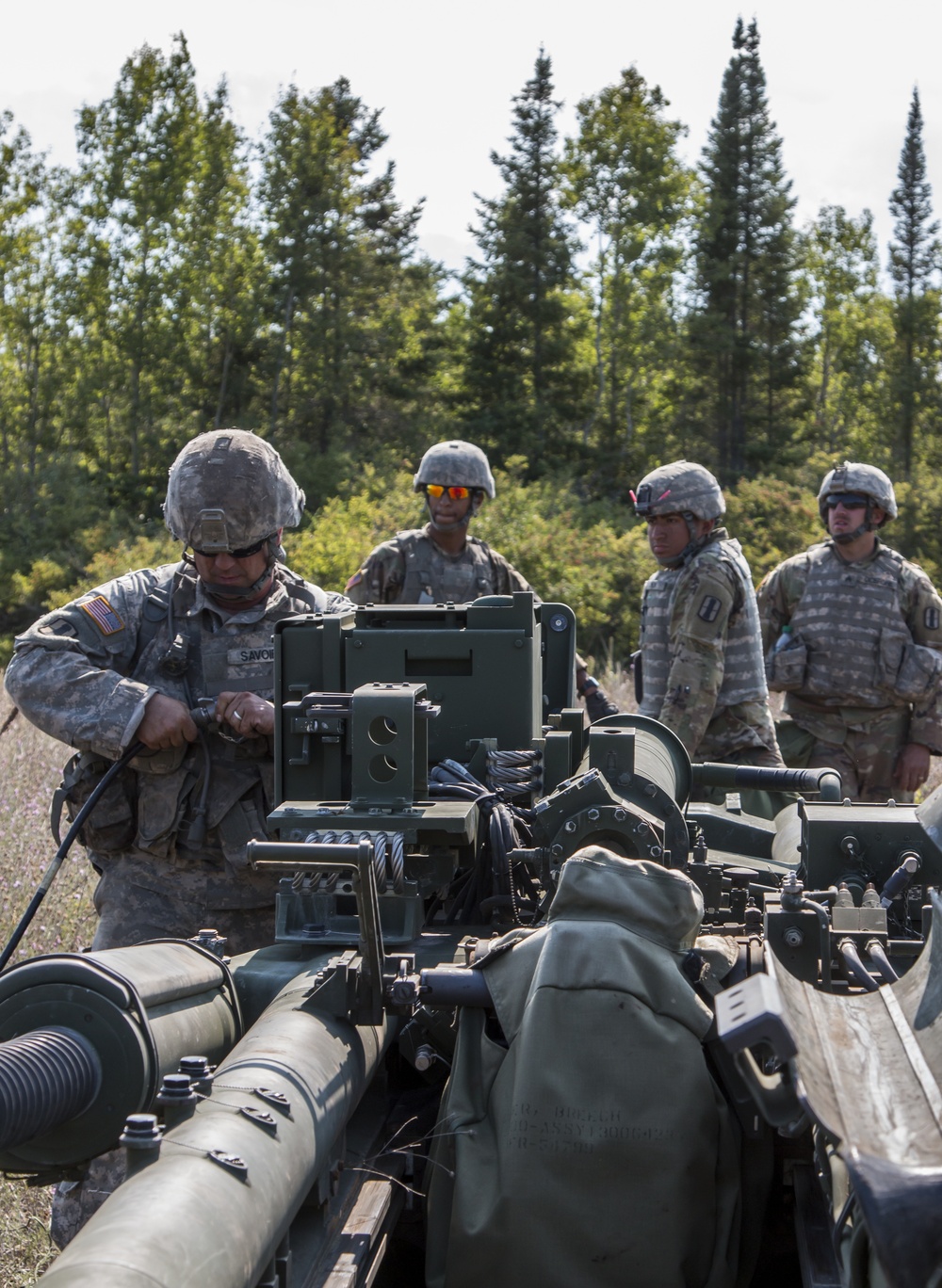 Best of the 103rd Field Artillery Regiment at Northern Strike