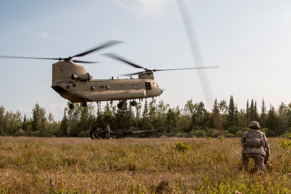 Best of the 103rd Field Artillery Regiment at Northern Strike