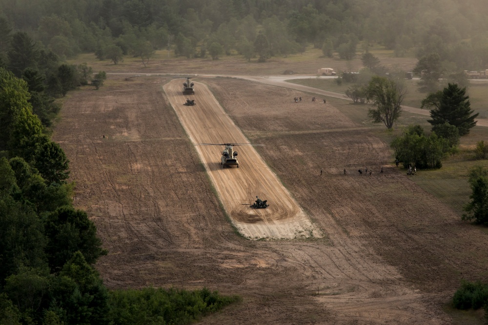 Best of the 103rd Field Artillery Regiment at Northern Strike