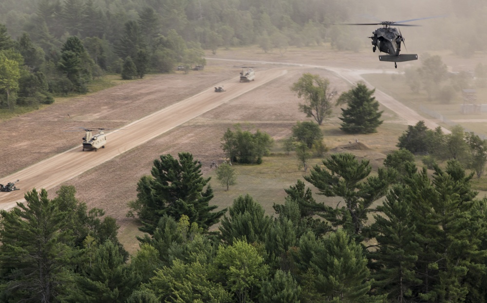 Best of the 103rd Field Artillery Regiment at Northern Strike