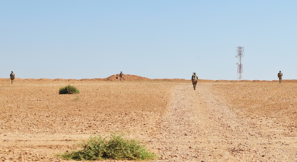 The U.S. Conducts Independent, Coordinated Patrols