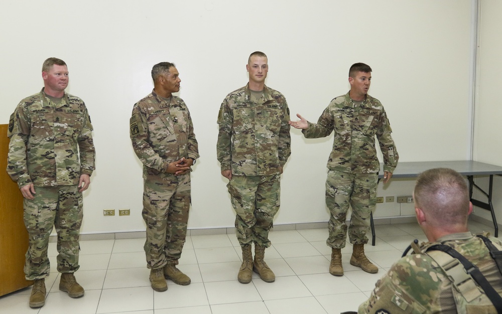 Lt. Gen. Michael X. Garrett, U.S. Army Central commander visits Soldiers in Kingdom of Saudi Arabia