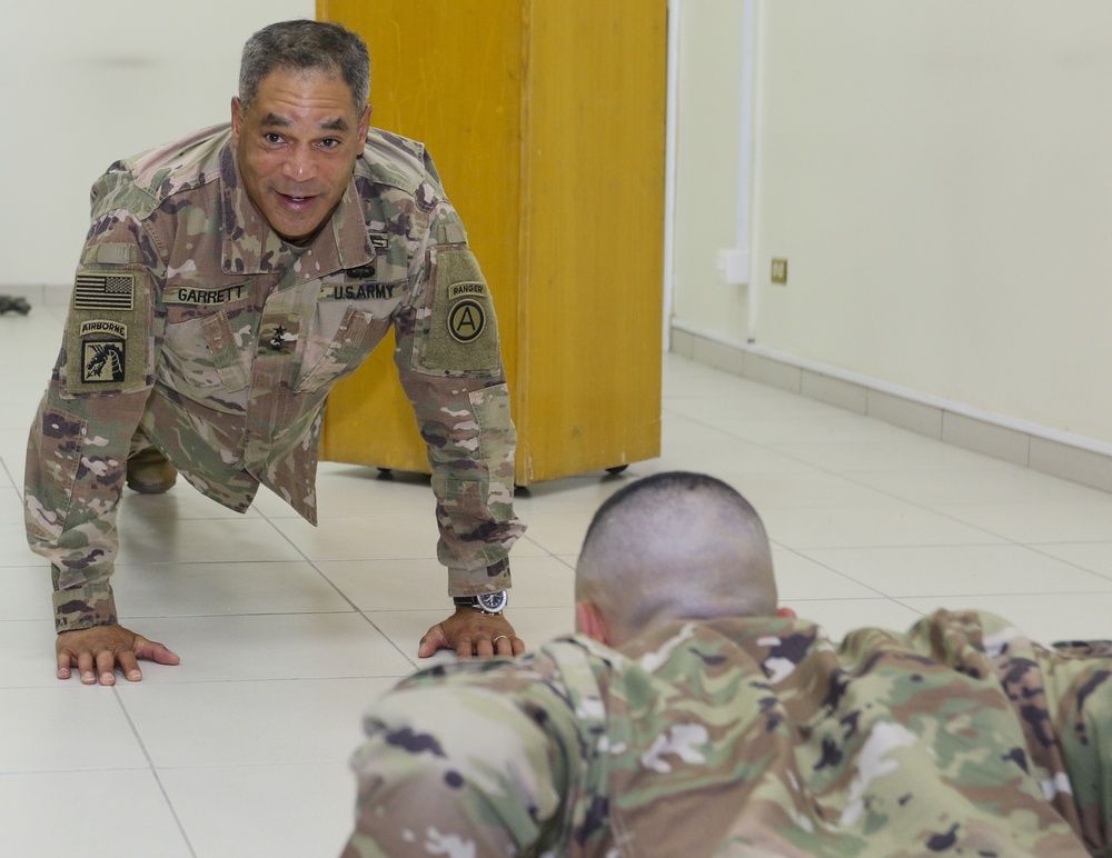 Lt. Gen. Michael X. Garrett, U.S. Army Central commander visits Soldiers in Kingdom of Saudi Arabia