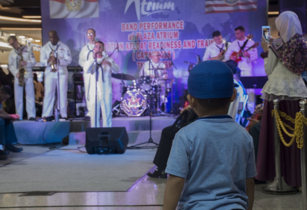 U.S. 7th Fleet Band Performance at Atrium Plaza Jakarta, Indonesia