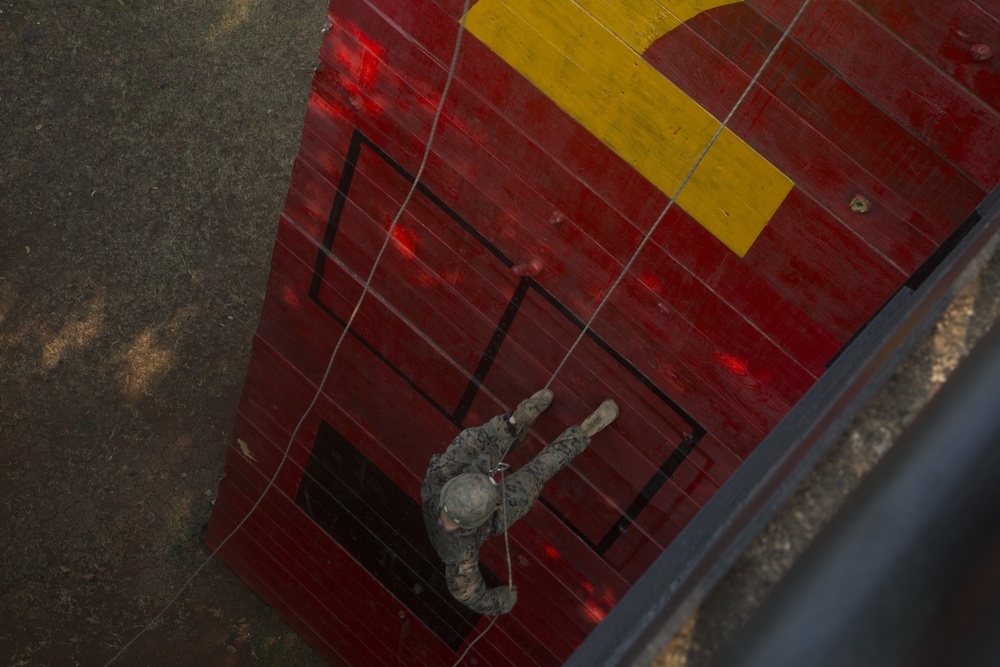 Platoon Exchange 2018 Rappel Tower Training