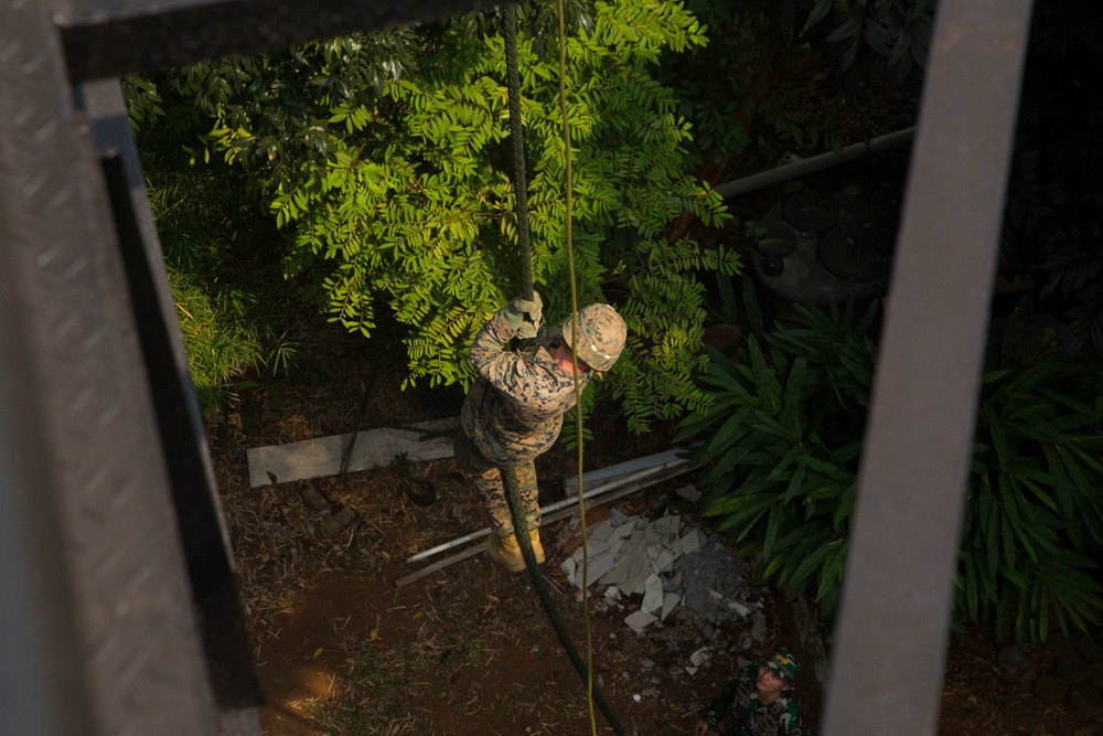 Platoon Exchange 2018 Rappel Tower