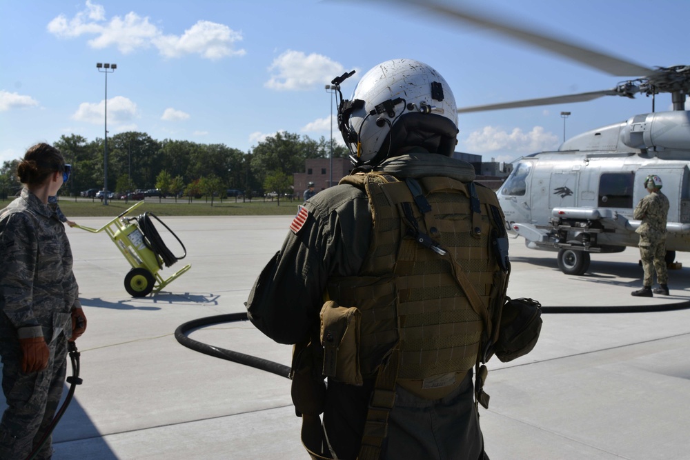 New York Air National Guard maintenance operations support Northern Strike 18