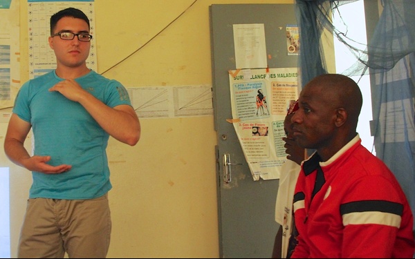 Task Force Darby Medics Train with Cameroon