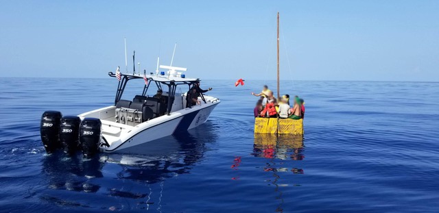 Coast Guard repatriates 17 migrants to Bahia de Cabañas, Cuba