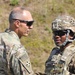 The 4th Infantry Division Commanding General Visits Soldiers