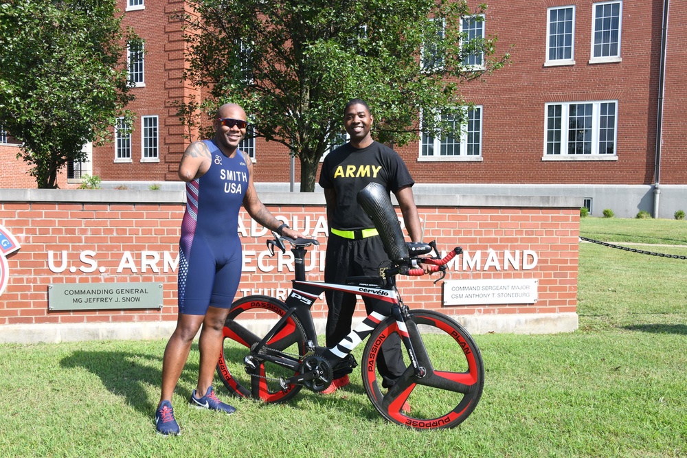 Accident drives Army recruiter to become world-class athlete