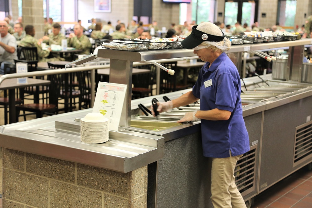 Fort McCoy food-service team supports 2018 CSTX operations
