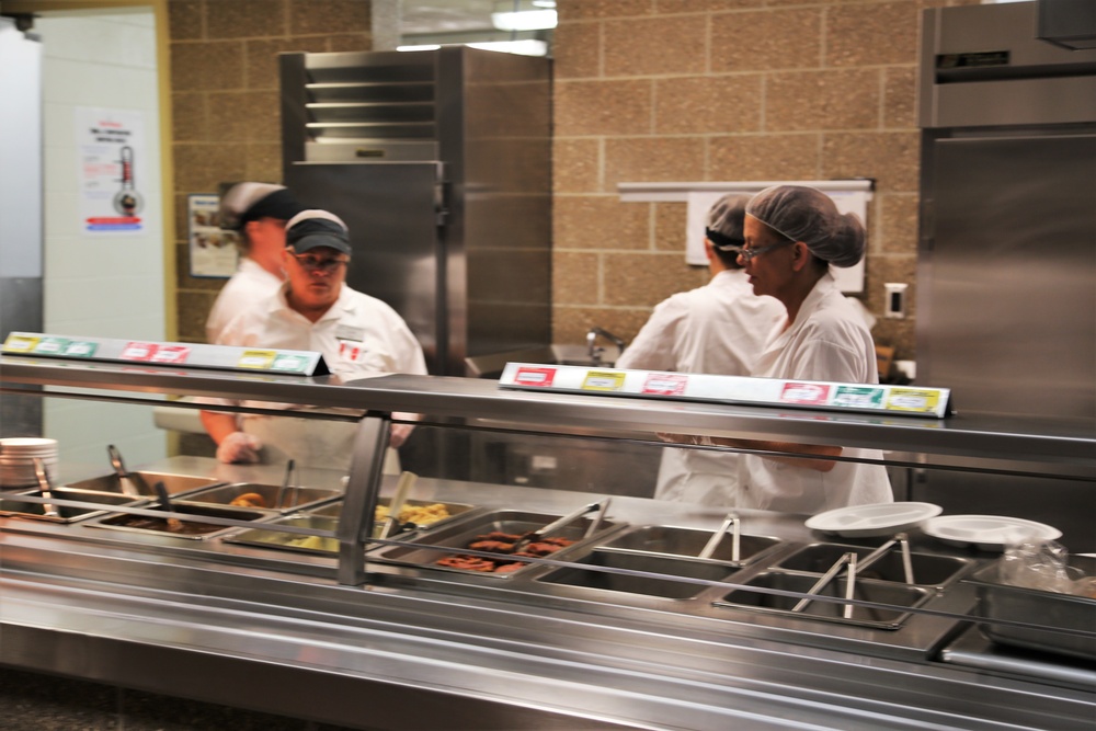 Fort McCoy food-service team supports 2018 CSTX operations