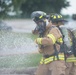 55th Wing Leadership participate in fire rescue exercise